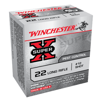 Winchester Super X Rat Shot 22LR 12 shot (50 rounds)